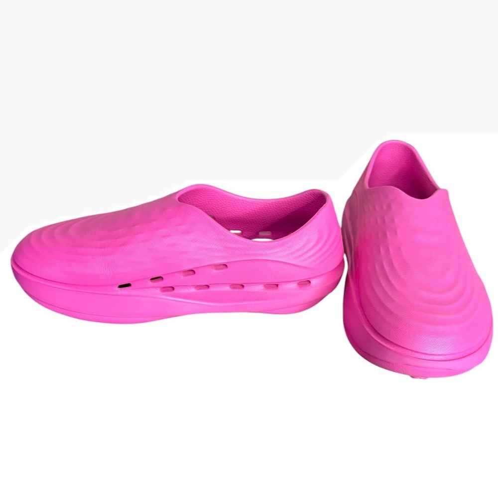 Stand+ Pink Clogs Lightweight Slip On Professional‎ Women's Size 6 Mens 4 - Picture 3 of 7
